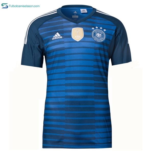 Camiseta Alemania 1ª Portero 2018 Azul